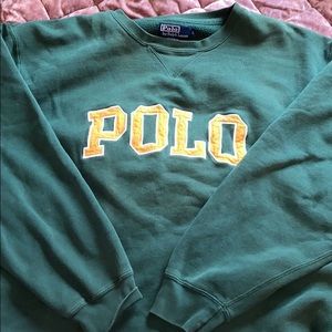 Vintage cropped Polo crewneck